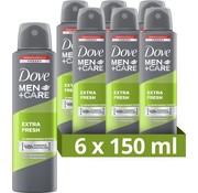 Dove Men+Care Extra Fresh - Deodorant Spray - 6x 150ml