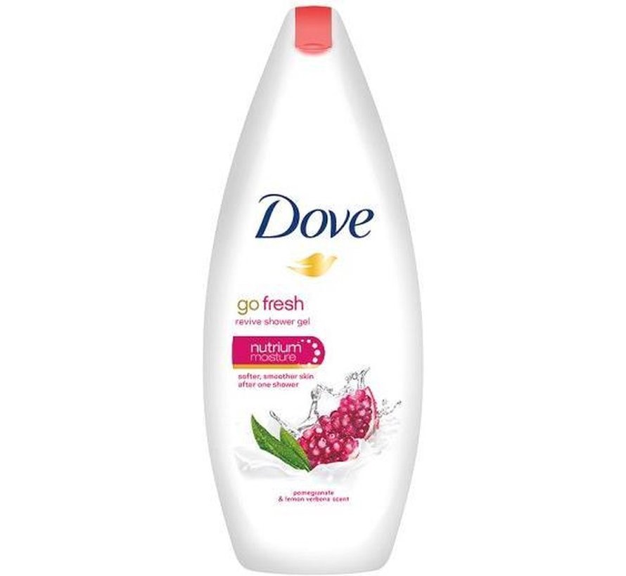 Go Fresh Revive Granaatappel Douchecreme - Douchegel - 6x 250ml