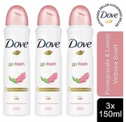 Dove Go Fresh - Granaatappel & Citroen - Deodorant Spray - 3x 150ml