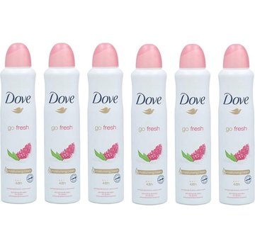 Dove Go Fresh - Granaatappel & Citroen - Deodorant Spray - 6x 150ml