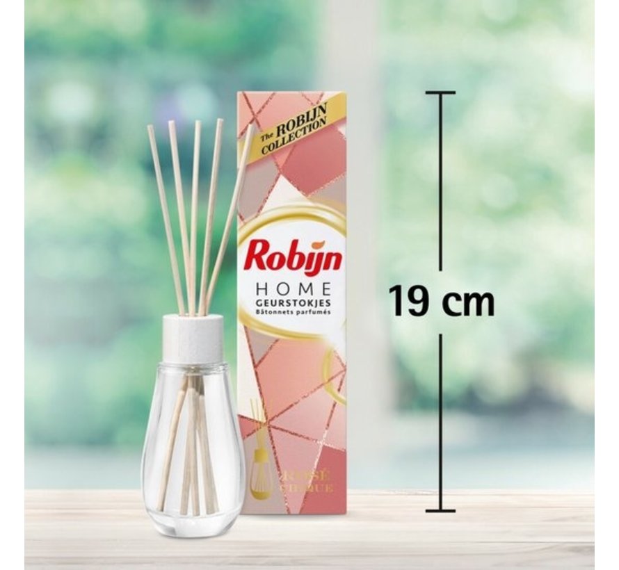 Geurstokjes Rosé Chique - 6x 45ml - Voordeelverpakking