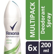 Rexona Motion Sense - Aloe Vera - Deodorant Spray - 6x 200ml Voordeelverpakking