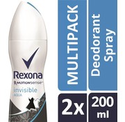 Rexona Motion Sense - Invisible Aqua - Deodorant Spray - 2x 200ml