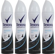 Rexona Motion Sense - Invisible Aqua - Deodorant Spray - 4x 200ml