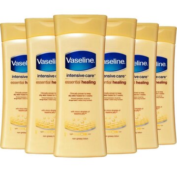Vaseline Essential Healing - Intensive Care Bodylotion - 6x 400ml Voordeelverpakking