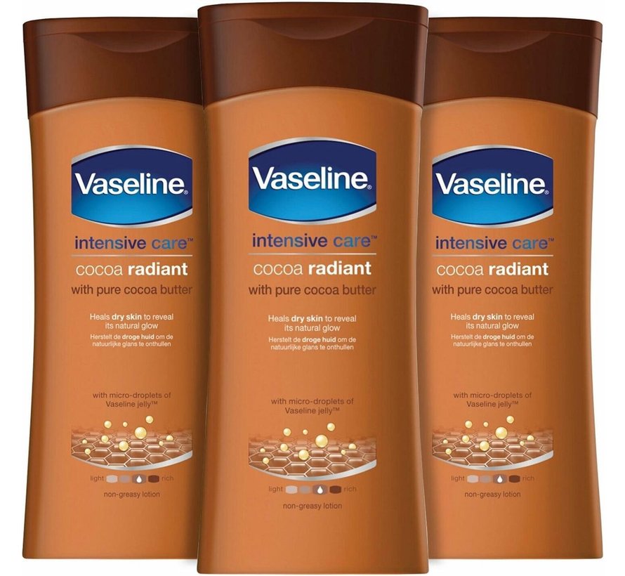 Cocoa Radiant - Intensive Care Bodylotion - 3x 400ml