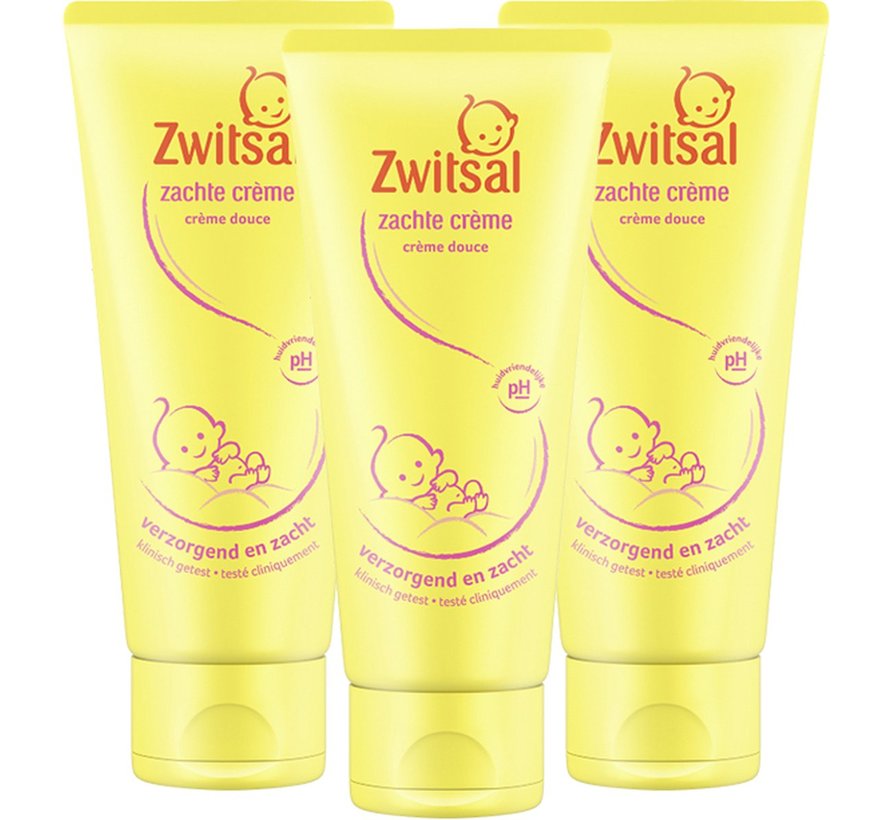 Baby Gezichtscrème - Zachte Crème - 3x 100ml