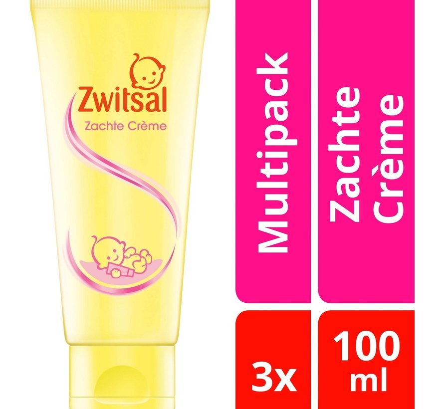 Baby Gezichtscrème - Zachte Crème - 3x 100ml