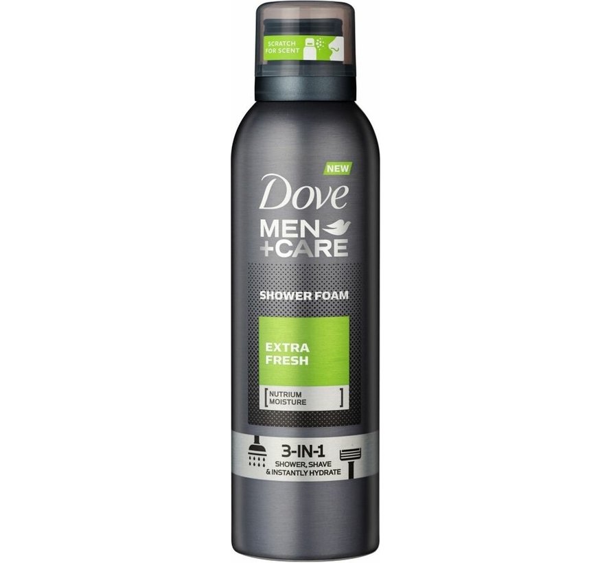 Men+Care Extra Fresh 3in1 Shower Foam - Doucheschuim - 12x 200ml Voordeelverpakking