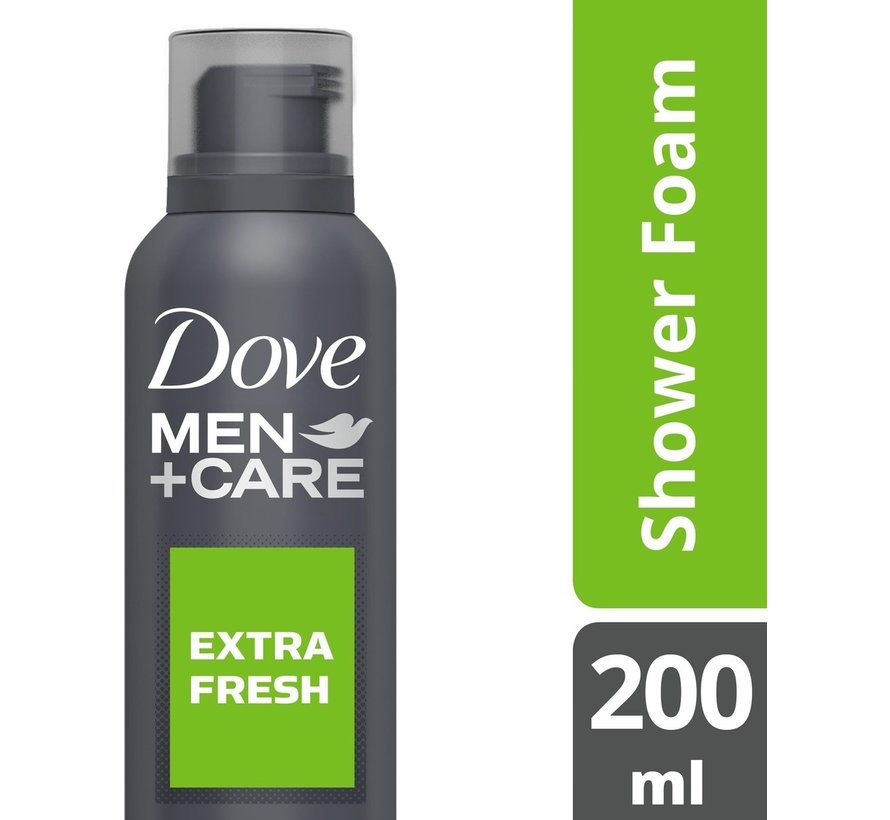 Men+Care Extra Fresh 3in1 Shower Foam - Doucheschuim - 12x 200ml Voordeelverpakking