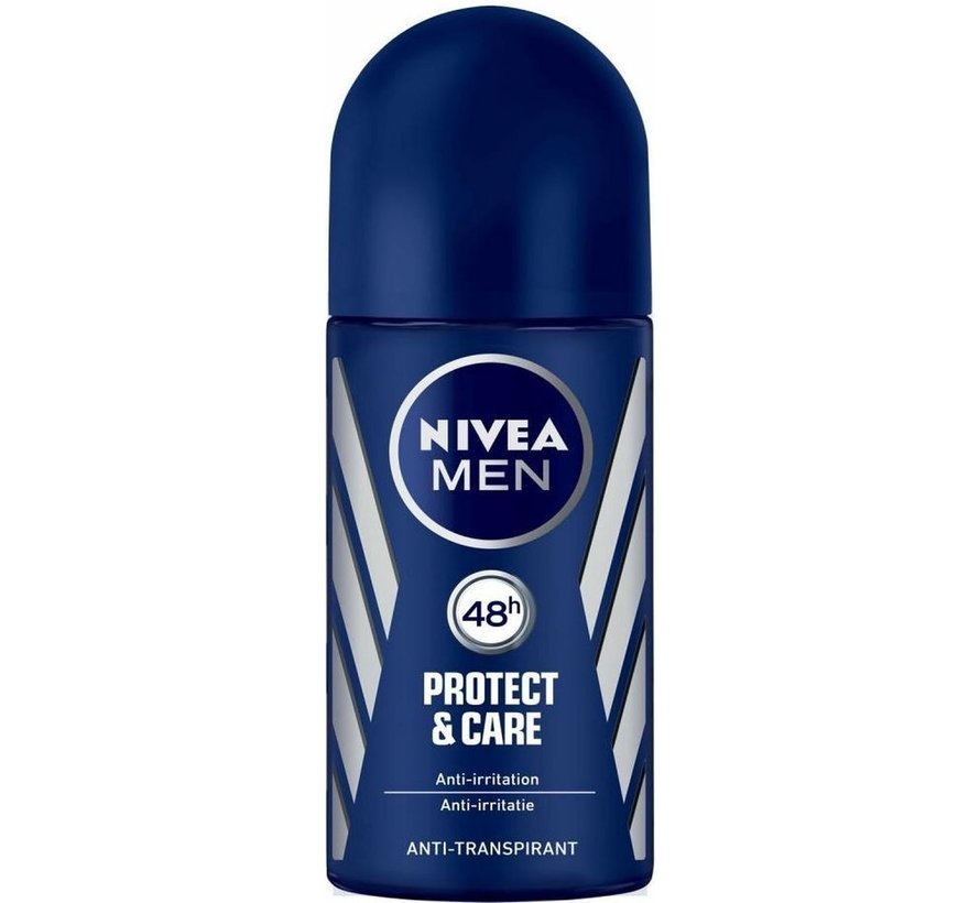 Men Protect & Care - Deodorant Roller - 12x 50ml - Voordeelverpakking