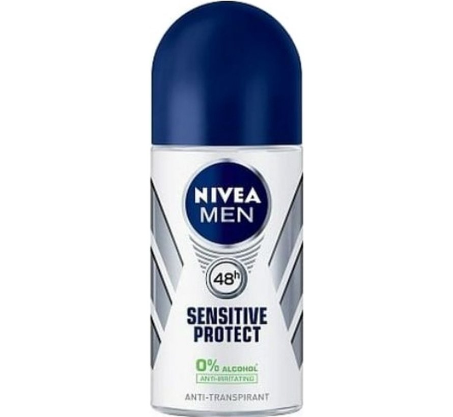 Men Sensitive Protect - Deodorant Roller - 6x 50ml - Voordeelverpakking