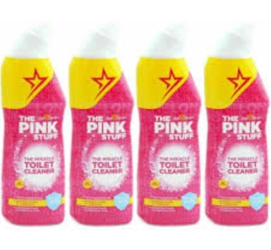 The Pink Stuff - The Miracle Cleaner - Toiletreiniger - 4x 750ml