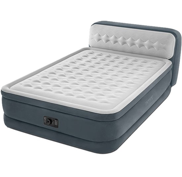 Intex Dura-Beam Deluxe 2-Persoons Queen zelfopblazend luchtbed - hoofdboord - 203x152x46cm
