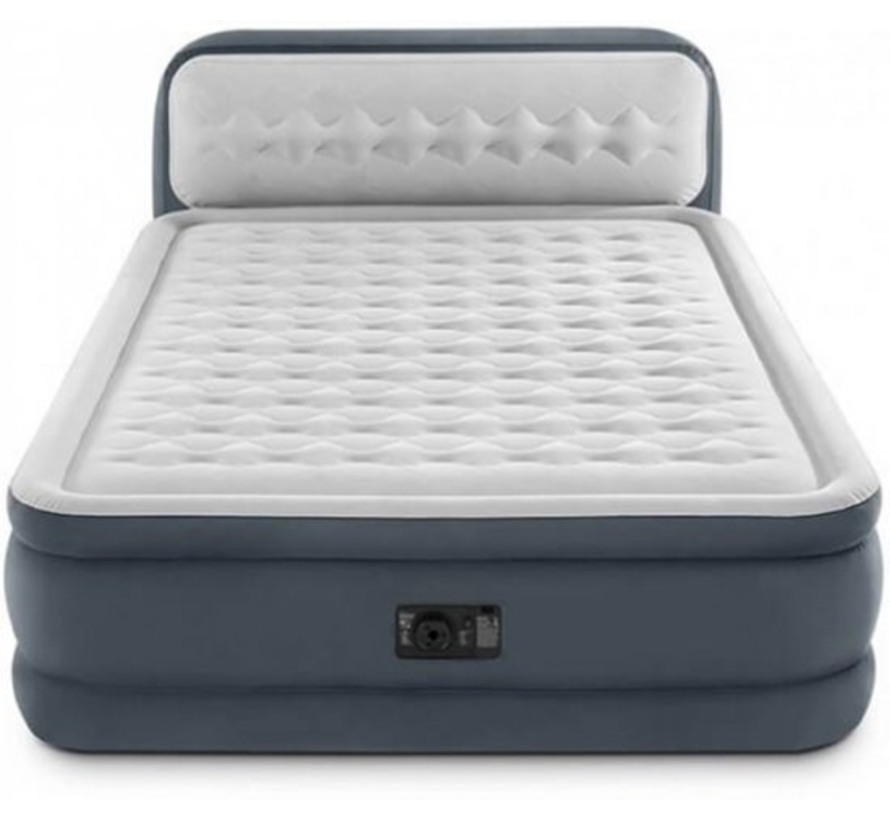 Dura-Beam Deluxe 2-Persoons Queen zelfopblazend luchtbed - hoofdboord - 203x152x46cm