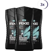 Axe Douchegel Apollo 3in1 Bodywash - 3x 250ml