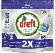 Dreft Original - All in One - Vaatwastabletten - Regular - 100 Stuks / Capsules