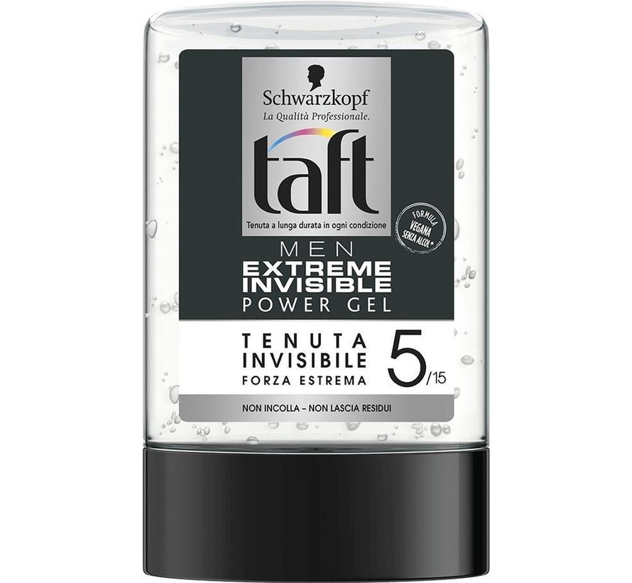 Taft Haargel - Extreme Invisible / Freezing - Styling Gel - 300ml (Hold level 5)