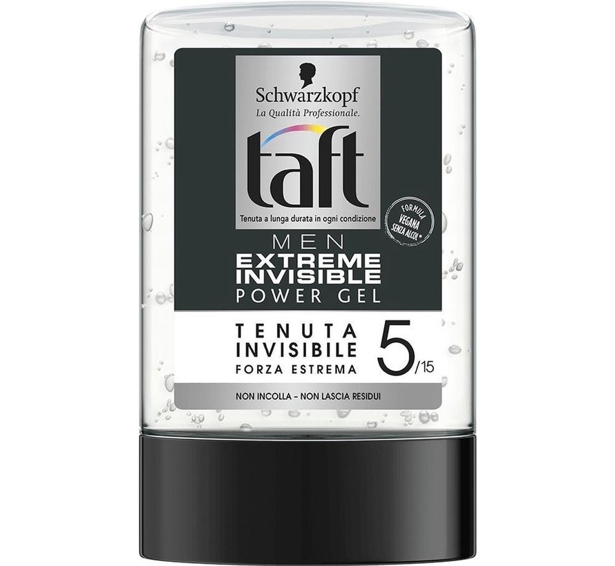 Taft Haargel - Extreme Invisible / Freezing - Styling Gel - 3x 300ml (Hold level 5)