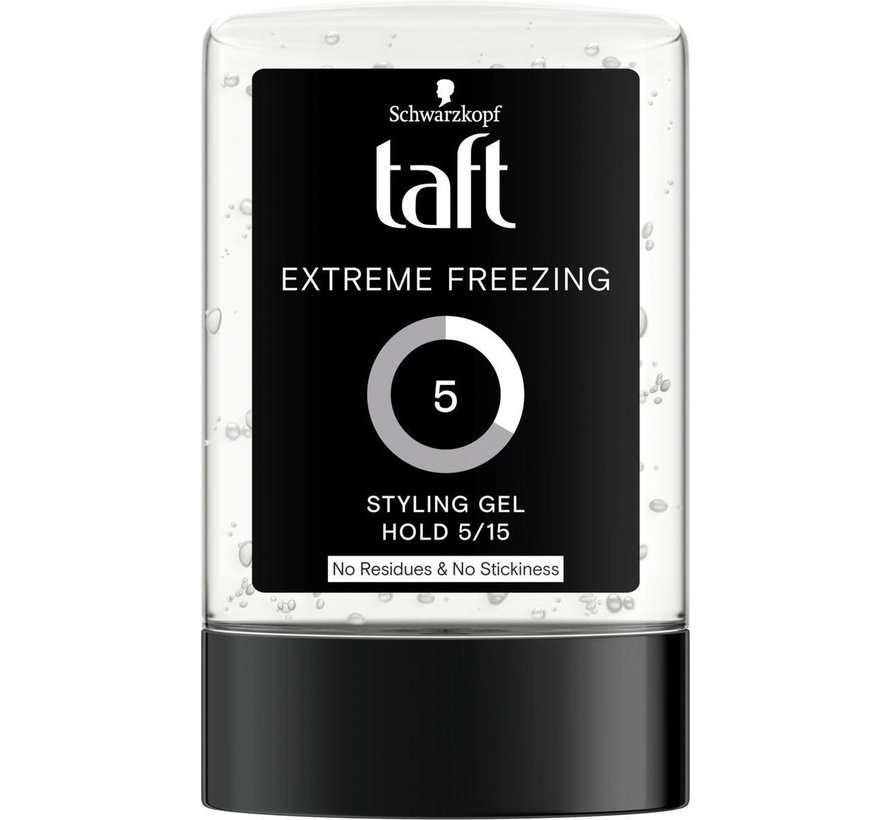 Taft Haargel - Extreme Invisible / Freezing - Styling Gel - 3x 300ml (Hold level 5)