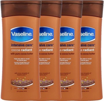 Vaseline Cocoa Radiant - Intensive Care Bodylotion - 4x 200ml