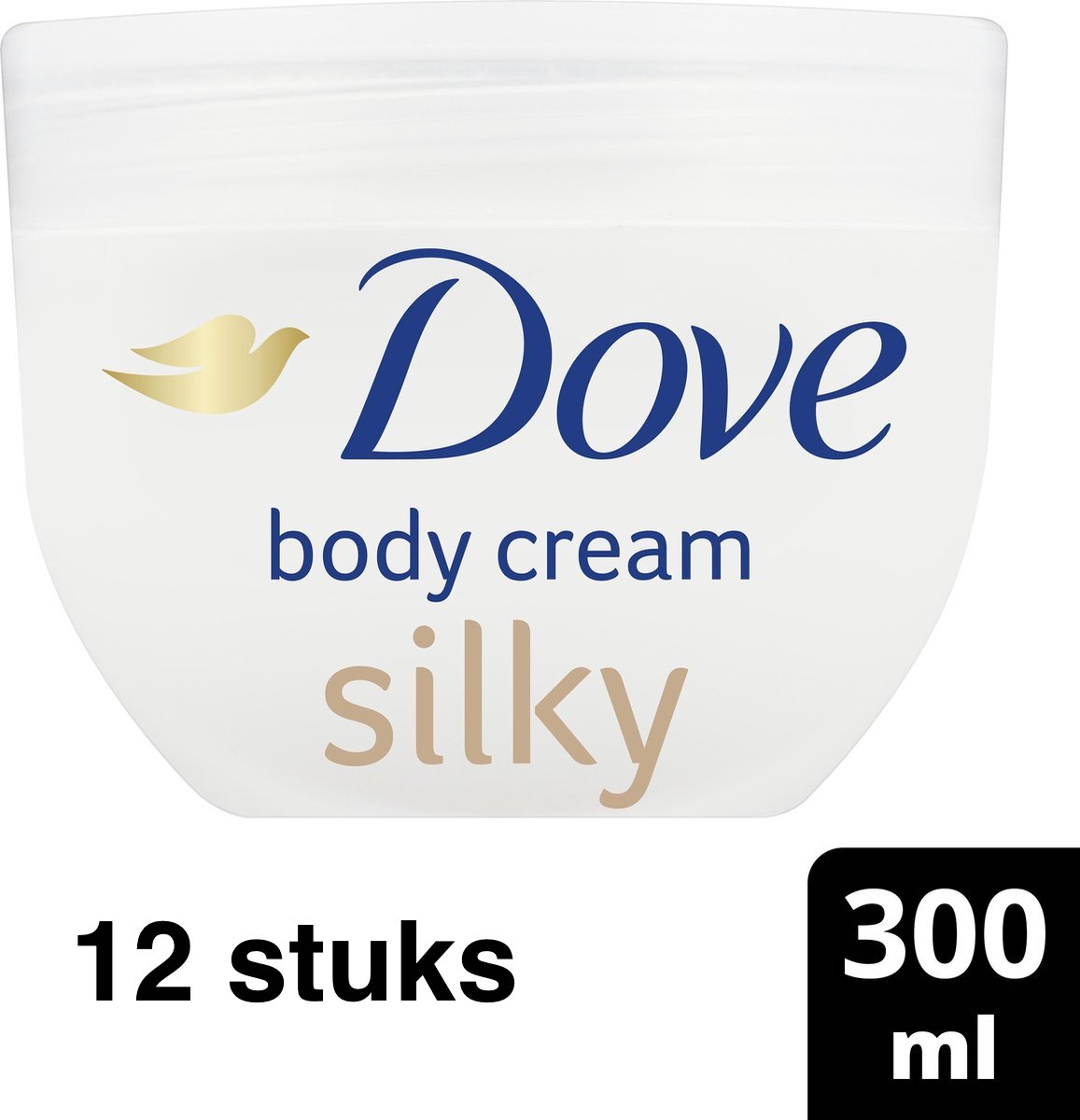 Dove Silky Body Cream / Bodycrème 12x 300ml Stuntwinkel.nl