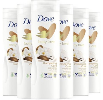 Dove Body Love - Pampering Care - Shea Butter & Vanilla - Bodylotion - 6x 400ml