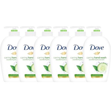 Dove Handzeep - Komkommer & Groene Thee - Met pompje - 6x 250ml