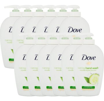 Dove Handzeep - Komkommer & Groene Thee - Met pompje - 12x 250ml