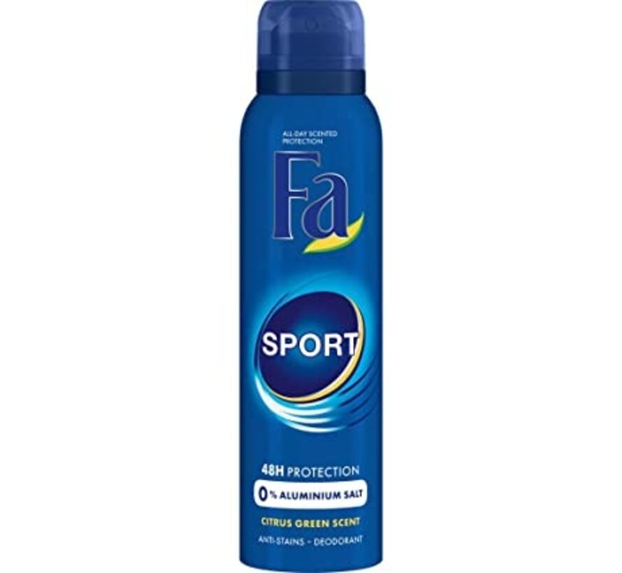 Sport - Deodorant Spray - 6x 150ml - Voordeelverpakking