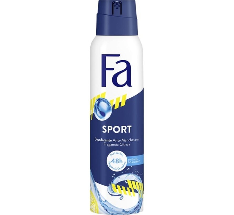 Sport - Deodorant Spray - 6x 150ml - Voordeelverpakking c