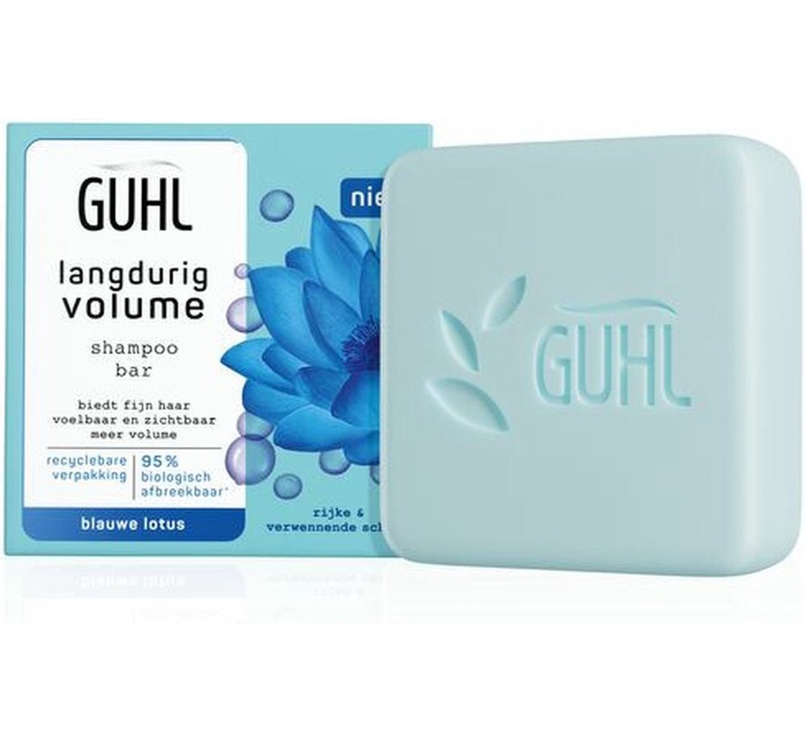 Blauwe Lotus - Langdurig Volume - Shampoo Bar / Handzeep - 6x 75gr