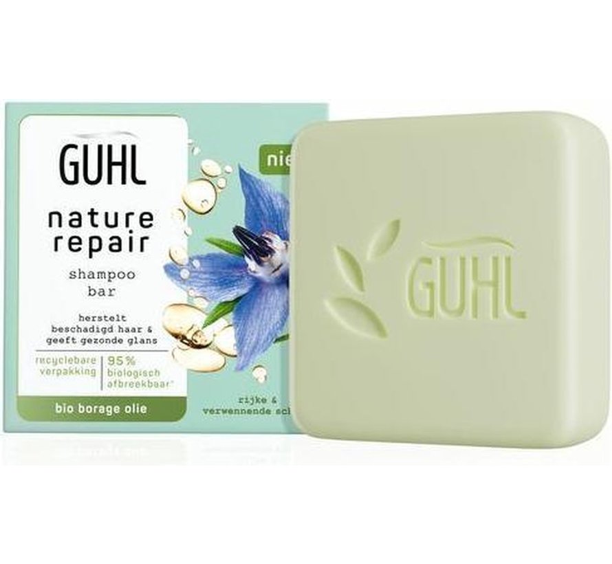 Nature Repair - Bio Borage Olie - Shampoo Bar / Handzeep - 75gr