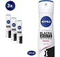 Invisible Black & White Original Clear - Deodorant Spray - 3x 150ml