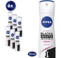 Invisible Black & White Original Clear - Deodorant Spray - 6x 150ml