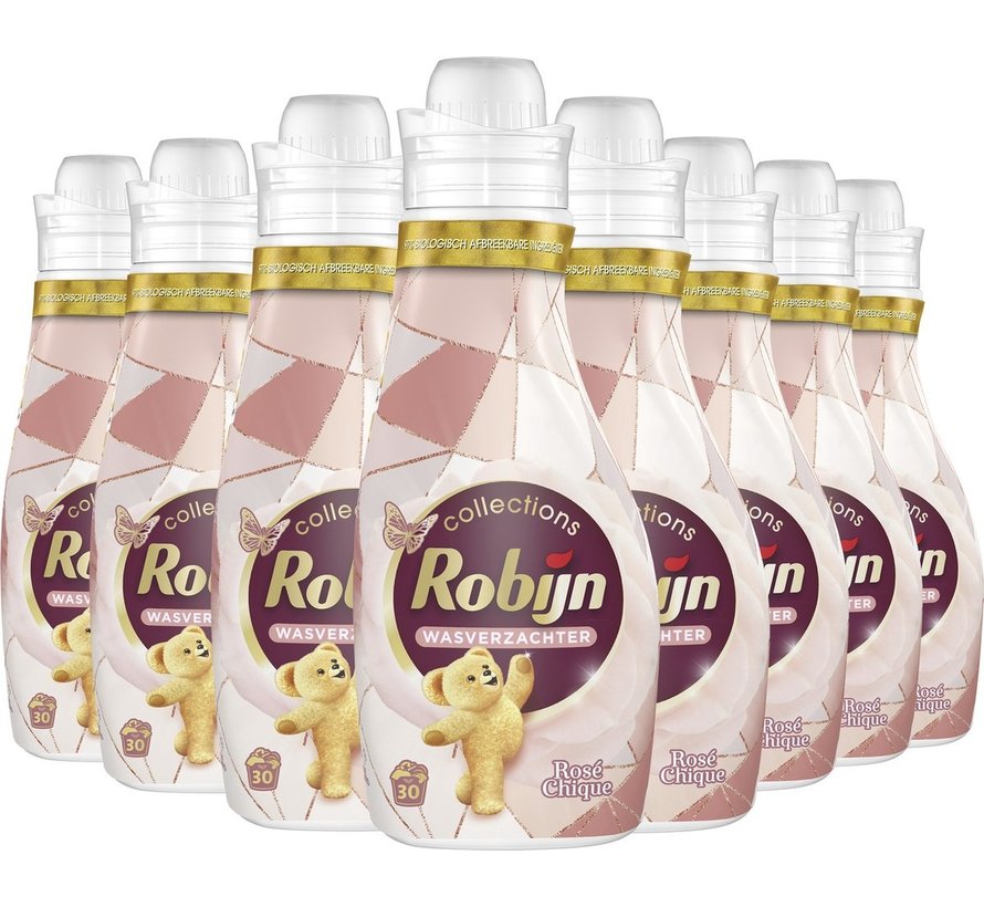 Rosé Chique - Wasverzachter - (8x30) 240 wasbeurten (8x750ml)