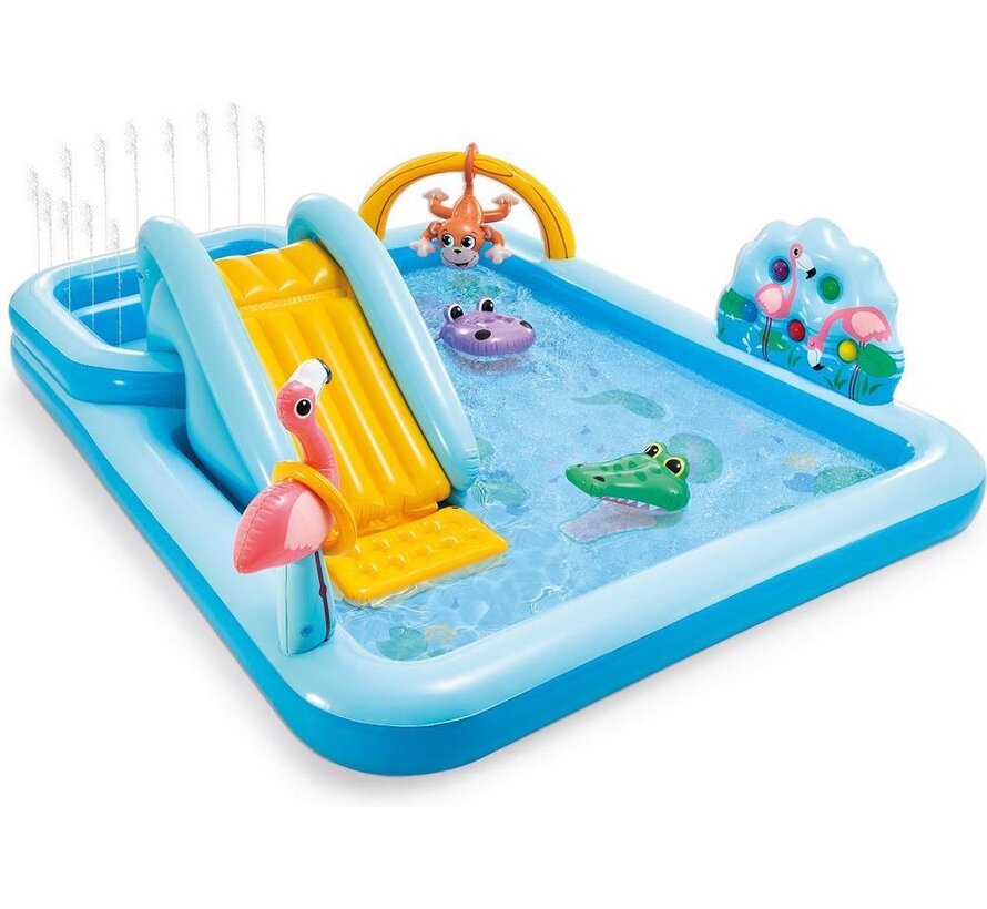 Jungle adventure - speelzwembad - 257x216x84cm