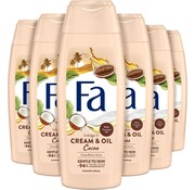 FA Cream & Oil - Douchegel / Douchecreme - 6x 250ml