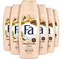 Cream & Oil - Douchegel / Douchecreme - 6x 250ml