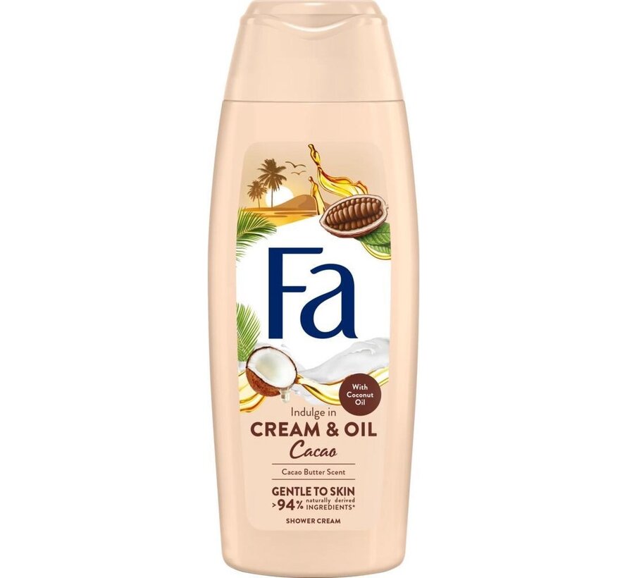 Cream & Oil - Douchegel / Douchecreme - 12x 250ml