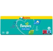 Pampers Fresh Clean Billendoekjes / Babydoekjes - 416 doekjes (8x52 stuks)