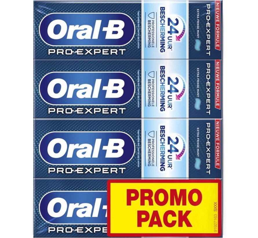 Pro-Expert Fresh Mint - Tandpasta - 4x 75ml - (2x 2pack) Professionele Bescherming