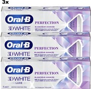 Oral-B Tandpasta - 3D White Luxe Perfection - 3x 75ml