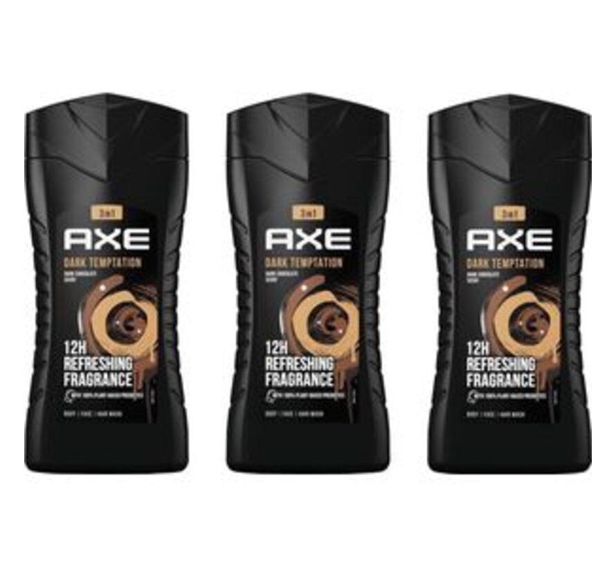 Douchegel Dark Temptation Bodywash 3in1 - 3x250ml