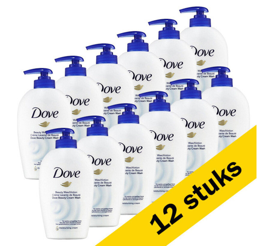 Verzorgende Handzeep Original Cream - Met pompje - 12x 250ml