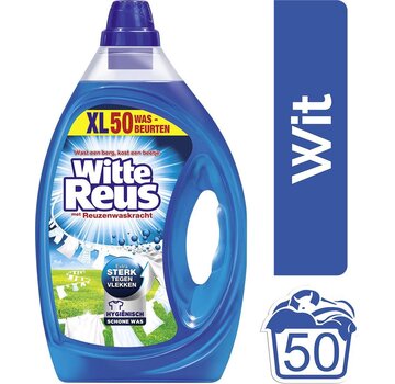 Witte Reus Gel Witte Was - Extra Sterk - Vloeibaar Wasmiddel - 50 wasbeurten (2,5L)