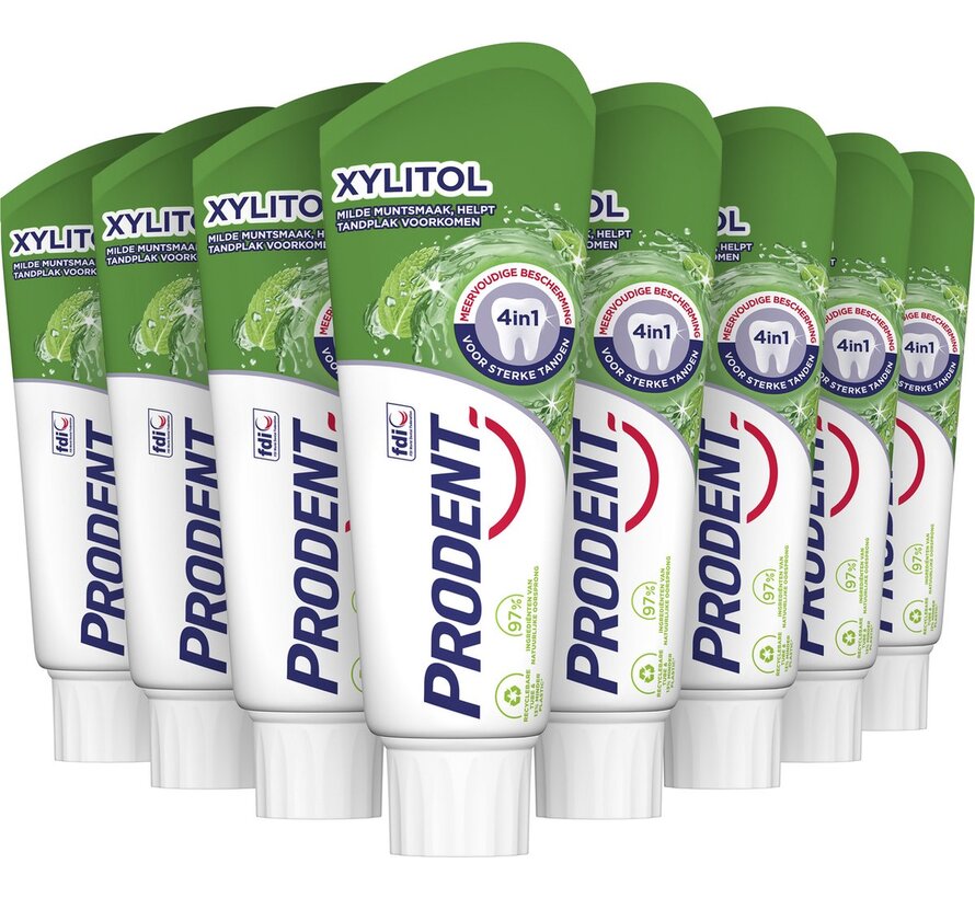 Tandpasta - Xylitol - 12x 75ml - Voordeelverpakking