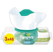 Pampers Harmonie Aqua Billendoekjes / Babydoekjes - 3x 48 stuks