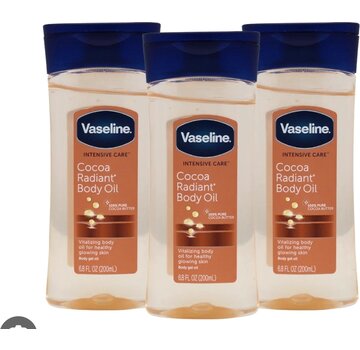 Vaseline Cocoa Radiant - Intensive Care - Body Oil - 3x 200ml