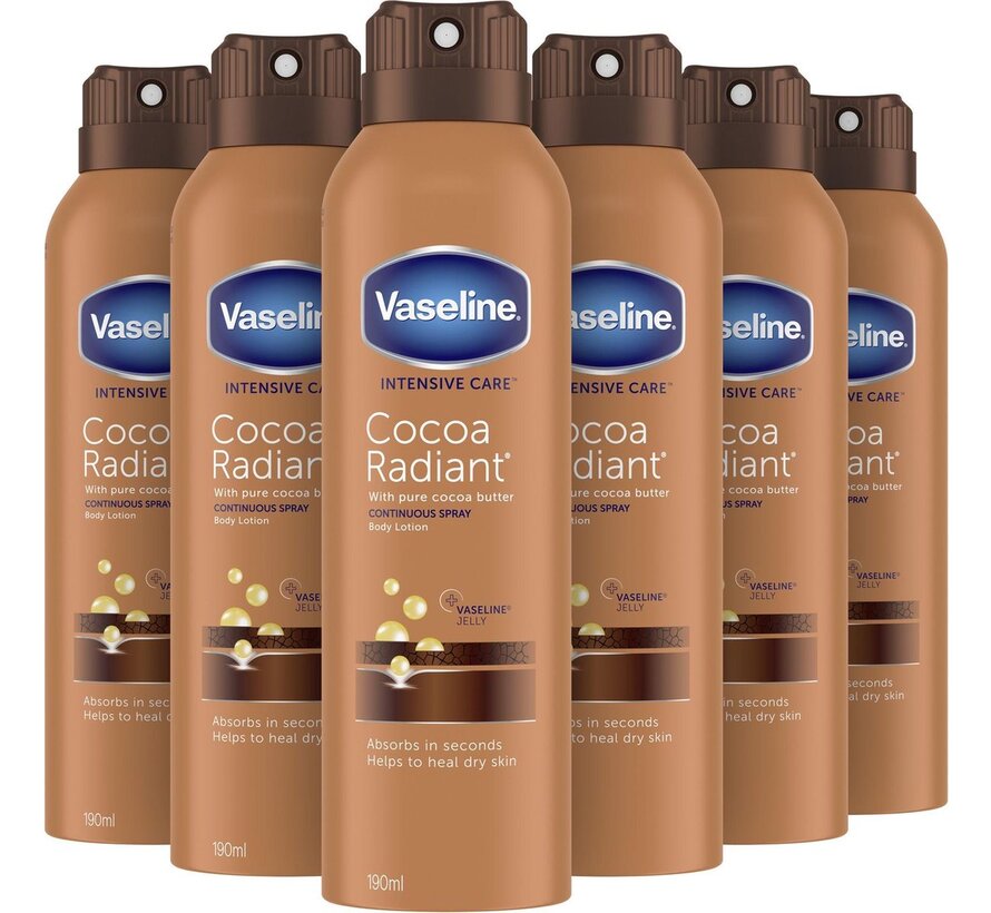 Cocoa Radiant - Intensive Care - Bodylotion Spray - 6x 150ml